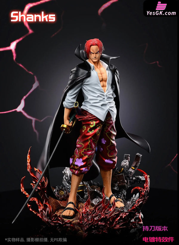 One Piece Yonko 2.0 Red-Haired Shanks Resin Statue - Lx Studio [Pre-Order Closed] Full Payment / A