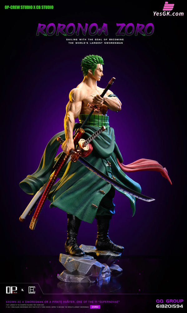 One Piece Zoro GK Statue - OP-Crew Studio & Cousin Brother Studio [In-Stock] - Full Payment - One Piece