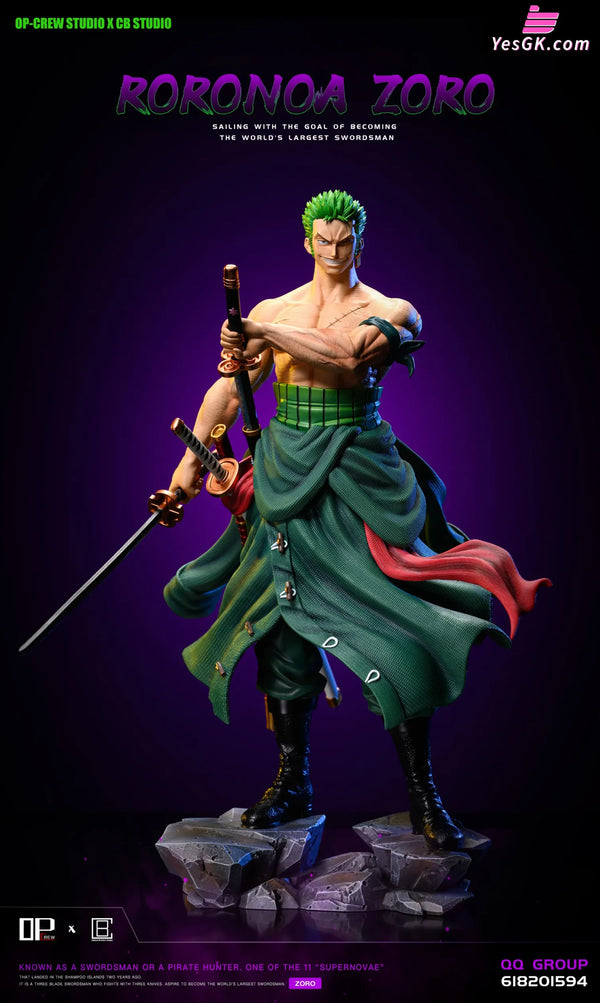 One Piece Zoro GK Statue - OP-Crew Studio & Cousin Brother Studio [In-Stock] - Full Payment - One Piece