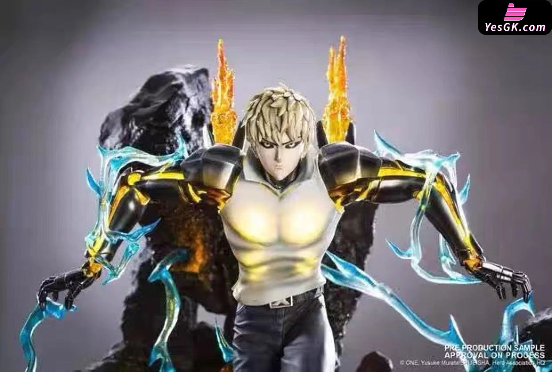 Anime One Punch Man Genos GK Statue Figure 1/10 Scale One-Punch Genos -  Supply Epic