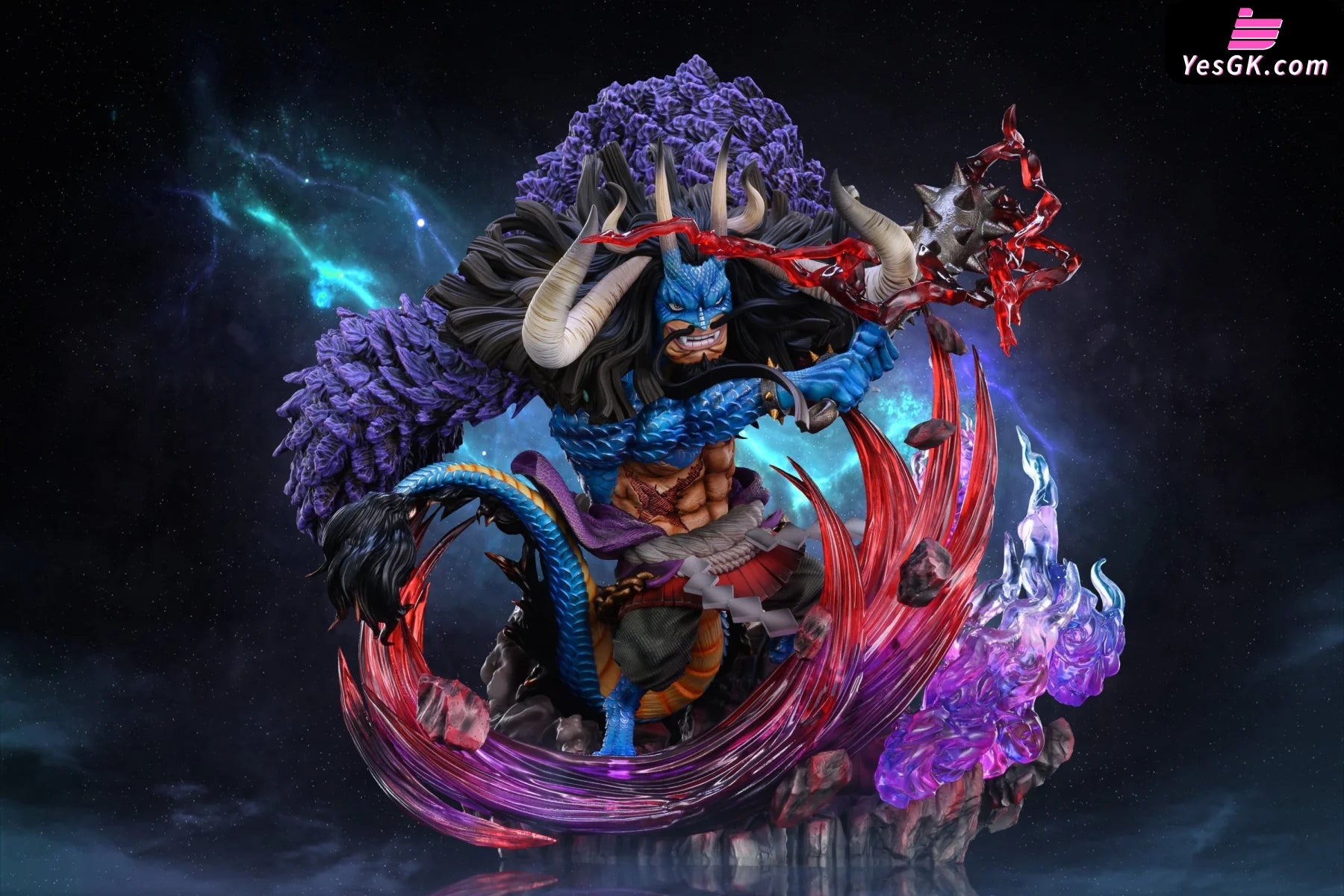 Onigashima Series Half Beast Form Kaido Resin Statue - G5 Studio [In S ...