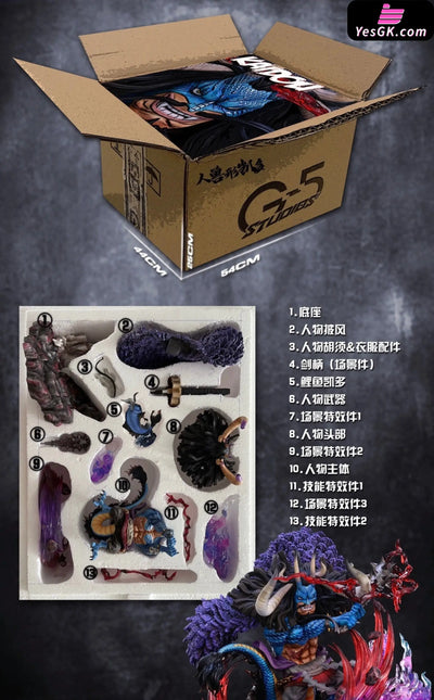 Onigashima Series Half Beast Form Kaido Resin Statue - G5 Studio [In Stock]