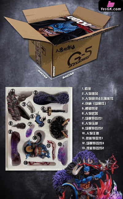 Onigashima Series Half Beast Form Kaido Resin Statue - G5 Studio [In Stock]