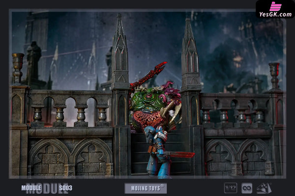 Original 1/12Module Series Gothic Roof and Staircase Scene S003 (Licensed) Statue - MOjingToys Studio [Pre-Order