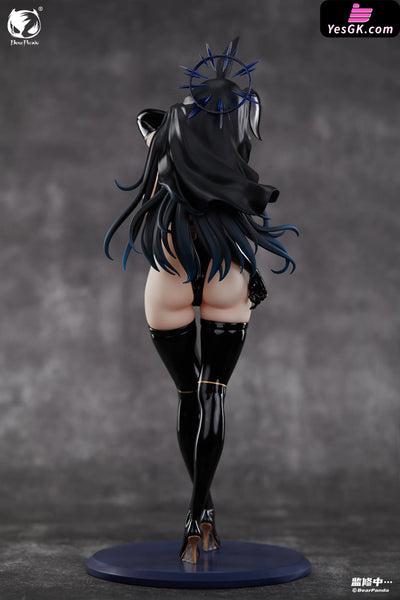Original 1/4 Rabbit Nest Series Fourth Edition Black Nun Statue - Bearpanda Studio [Pre-Order]
