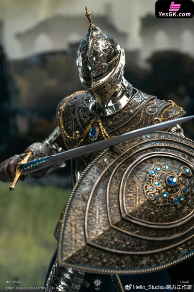 Original 1/6 Enchanted Knight #Ds02 White Copper Statue - Helio Studio [Pre-Order] Design