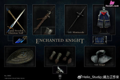 Original 1/6 Enchanted Knight #Ds02 White Copper Statue - Helio Studio [Pre-Order] Design