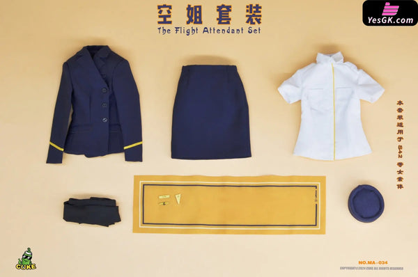 Original 1/6 Flight Attendant Set MA-034 (Licensed) Model Accessories - CUKE TOYS Studio [Pre-Order Closed] Deposit