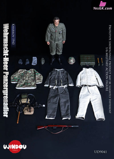 Original 1/6 WWII Wehrmacht-Heer Panzergrenadier Kharkov 1943 (Licensed) Action Figure - UJINDOU Studio [Pre-Order]
