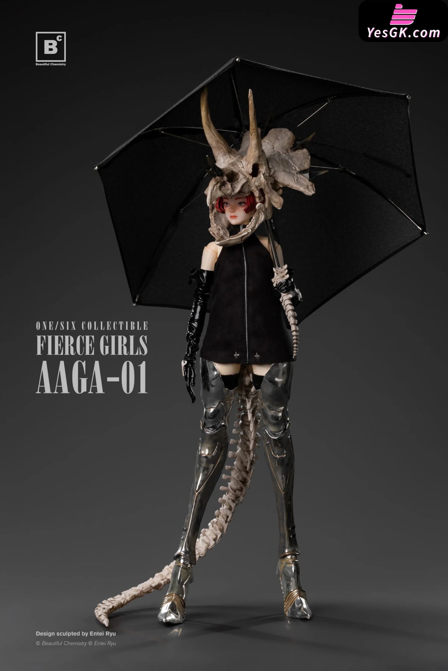 Original 1/6th Scale Fierce Girls Series Bone Girl AAGA-01 Statue Original 1/6th Scale Fierce Girls Series Bone Girl AAGA-01 Statue