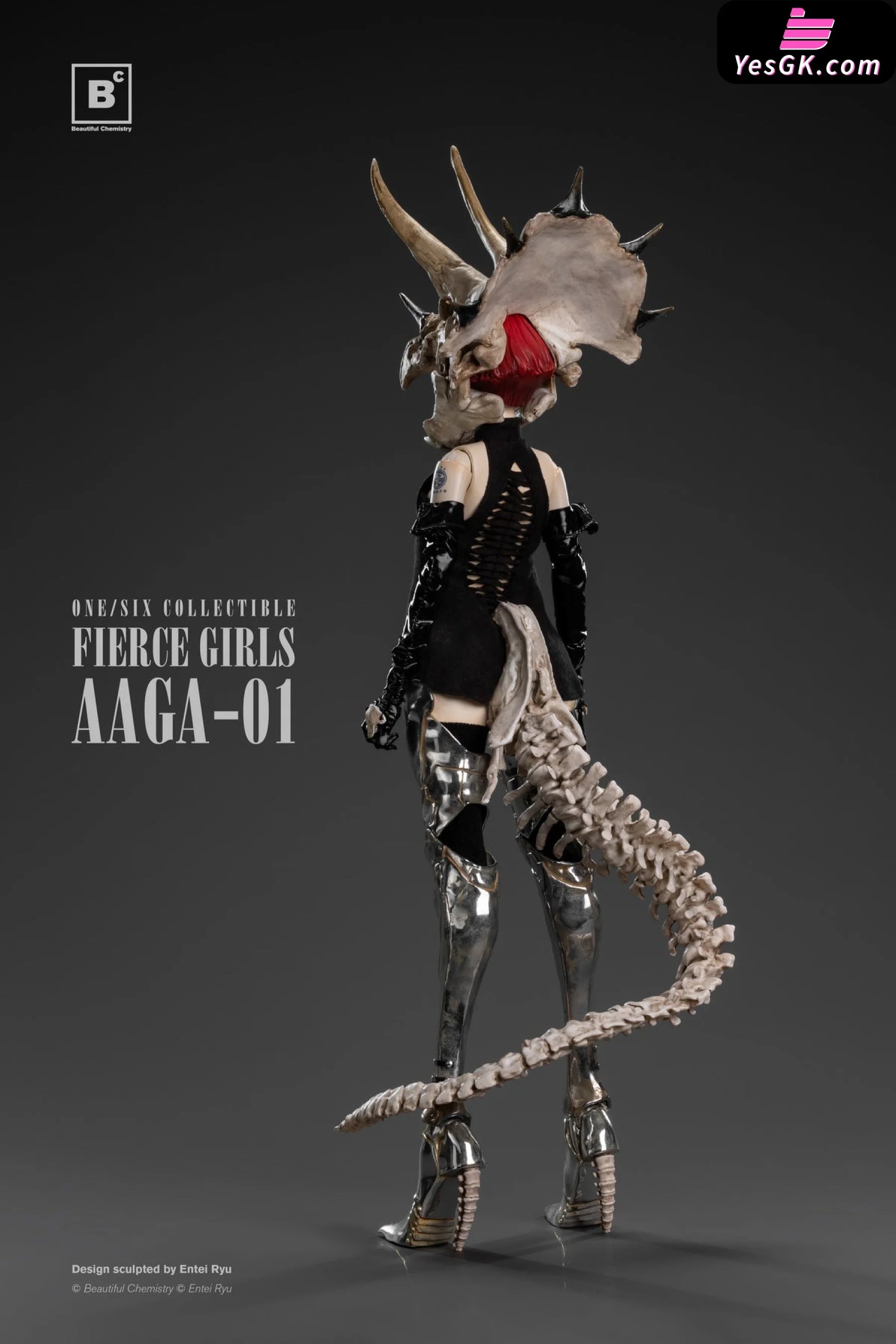 Original 1/6Th Scale Fierce Girls Series Bone Girl Aaga-01 Statue - Beautiful Chemistry Studio