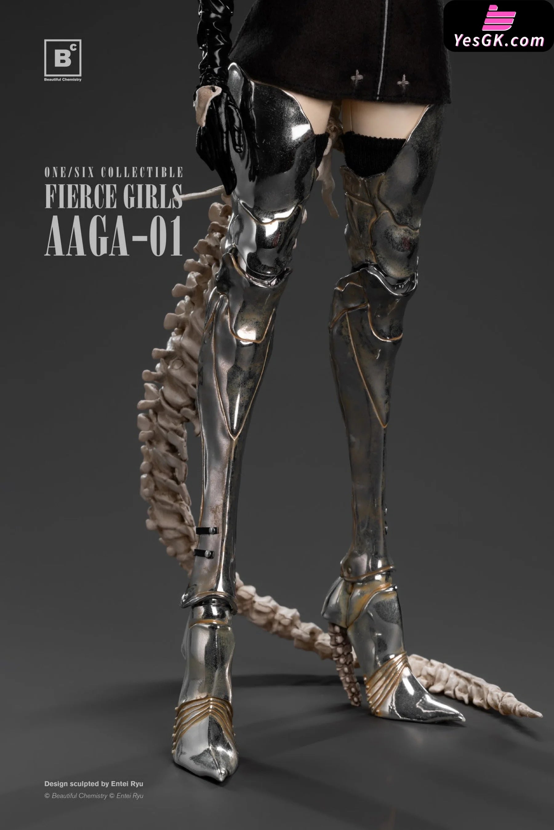 Original 1/6Th Scale Fierce Girls Series Bone Girl Aaga-01 Statue - Beautiful Chemistry Studio