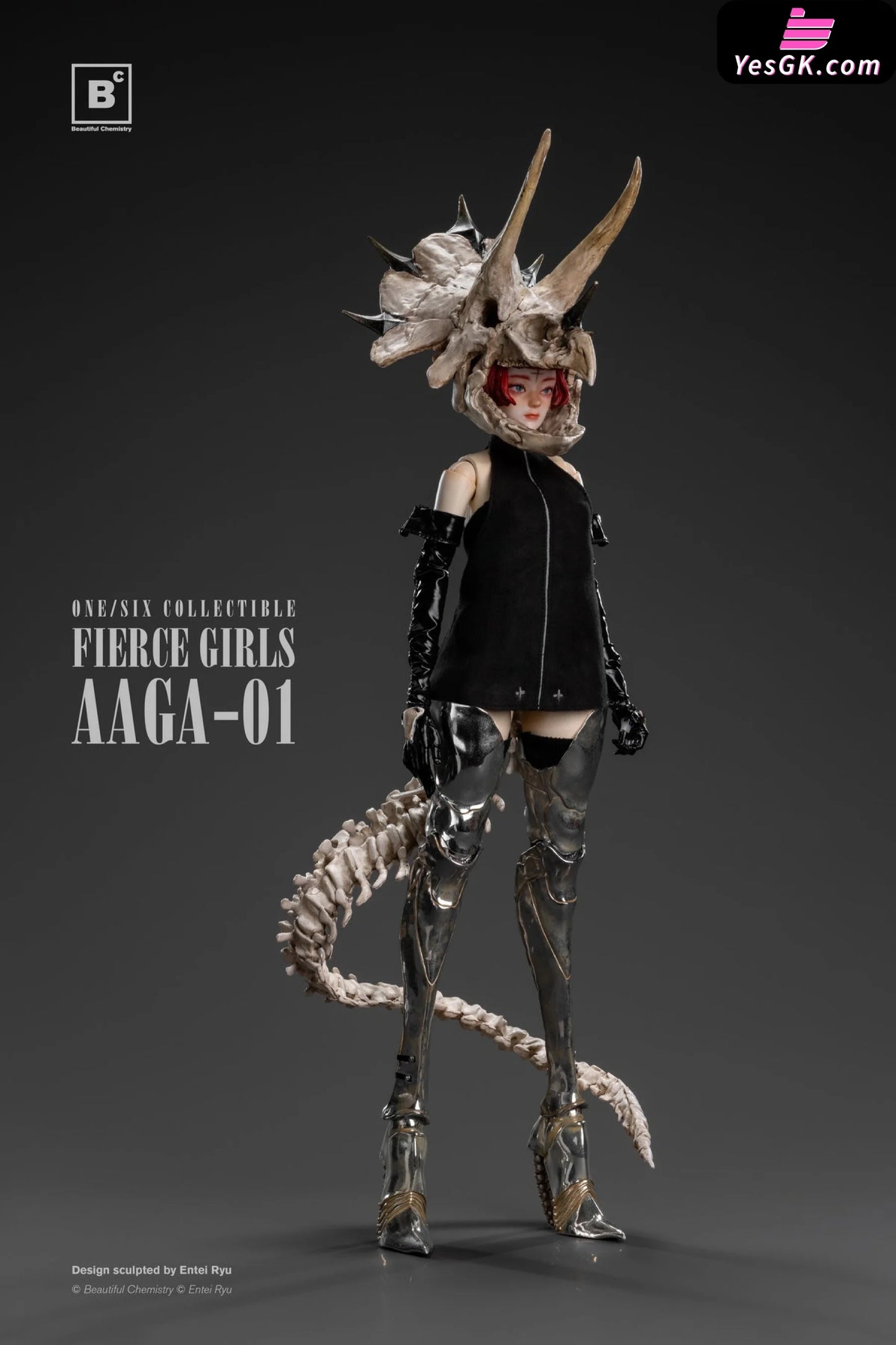 Original 1/6Th Scale Fierce Girls Series Bone Girl Aaga-01 Statue - Beautiful Chemistry Studio