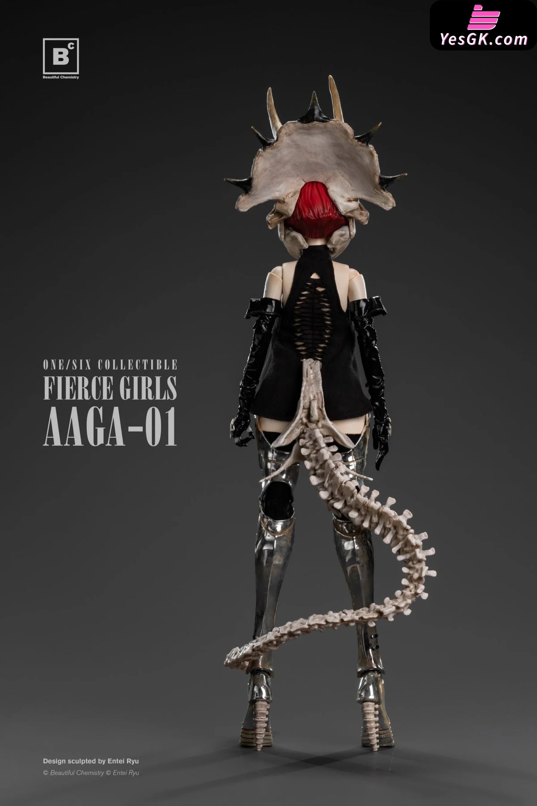 Original 1/6Th Scale Fierce Girls Series Bone Girl Aaga-01 Statue - Beautiful Chemistry Studio