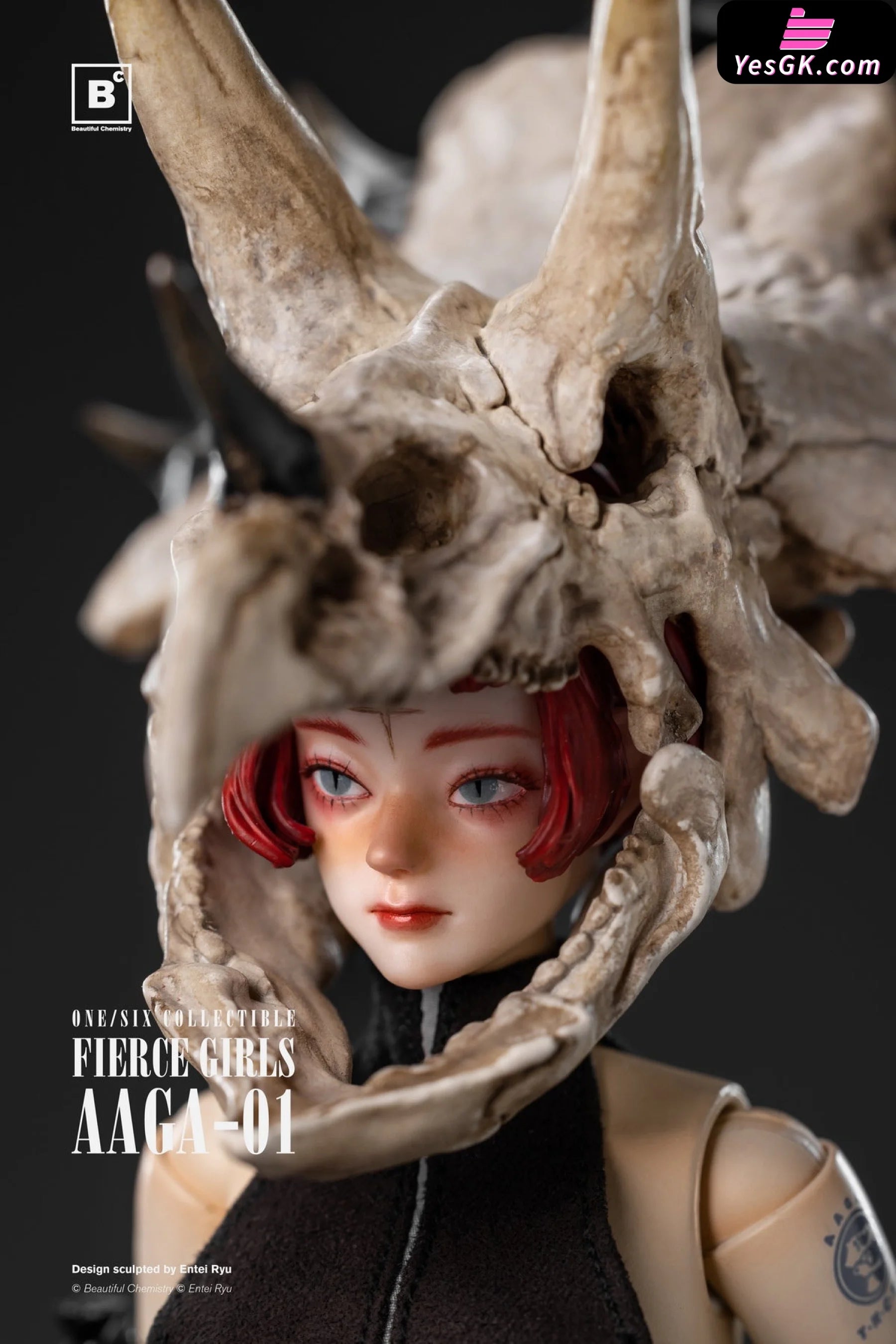 Original 1/6Th Scale Fierce Girls Series Bone Girl Aaga-01 Statue - Beautiful Chemistry Studio