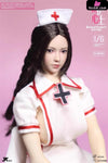 Original 16 Sweetheart Nurse Head Sculpture Costume Set K-004A K-004B K-004C Action Figure - Jktoys