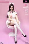 Original 16 Sweetheart Nurse Head Sculpture Costume Set K-004A K-004B K-004C Action Figure - Jktoys