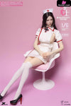 Original 16 Sweetheart Nurse Head Sculpture Costume Set K-004A K-004B K-004C Action Figure - Jktoys