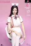 Original 16 Sweetheart Nurse Head Sculpture Costume Set K-004A K-004B K-004C Action Figure - Jktoys