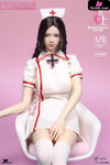 Original 16 Sweetheart Nurse Head Sculpture Costume Set K-004A K-004B K-004C Action Figure - Jktoys