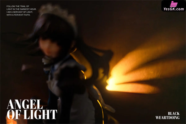 Original Angel Of Light-Black & Blue Pink Resin Statue - Weartdoing Studio [Pre-Order] Design