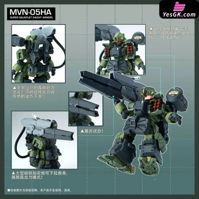 Original Baichuan Model Canned Team #2 (Licensed) Gunpla Action Figure - Bai Chuan Mo Xing Studio