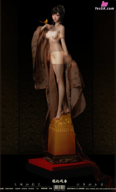 Original Beloved Concubine Playing Birds 1/4 Statue - Barcode Studio [In-Stock] - Full Payment - Original Design