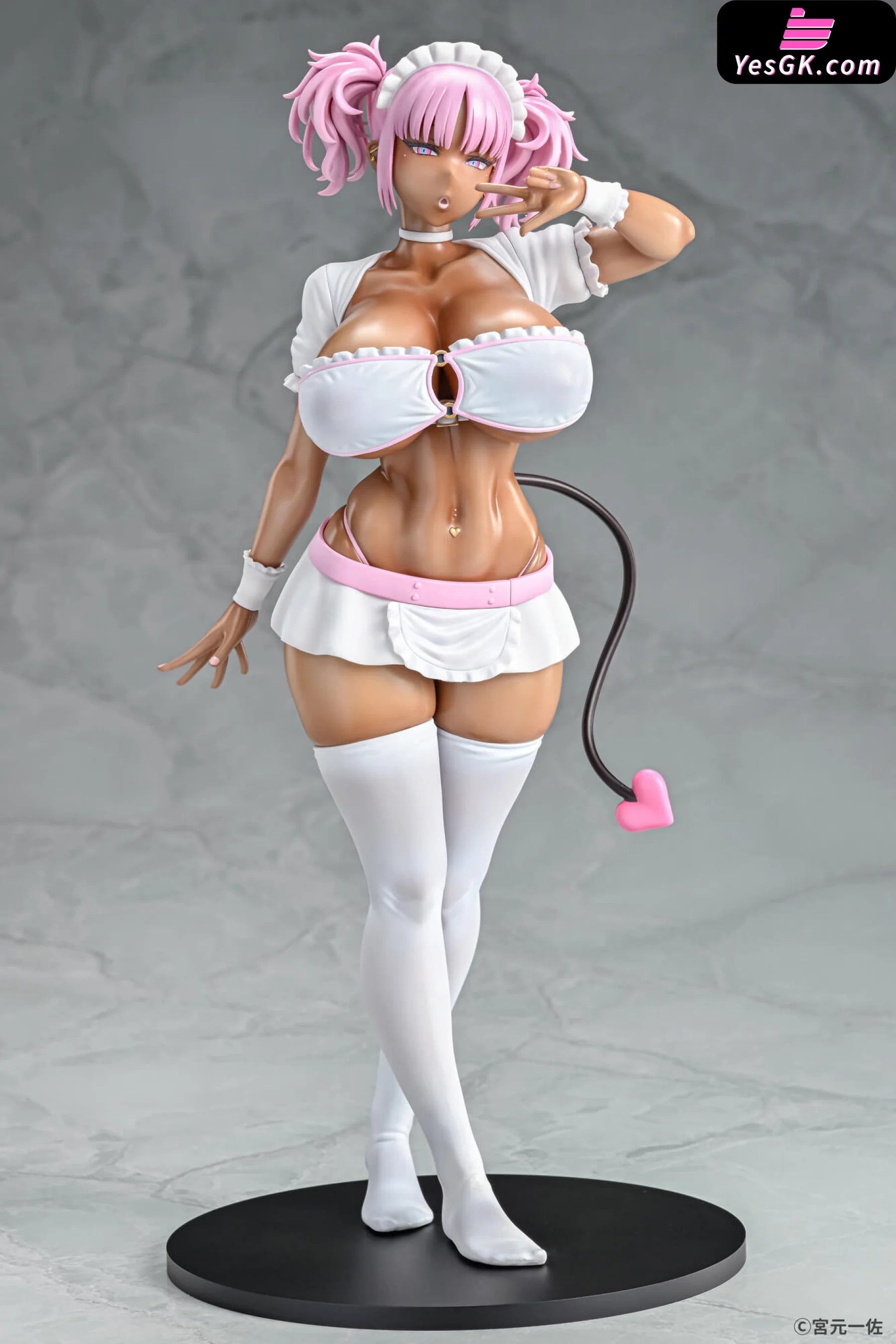 Original Black-Skinned Hottie Maid Succubus Cocoal Statue - Q-Six Studio [Pre-Order] Design