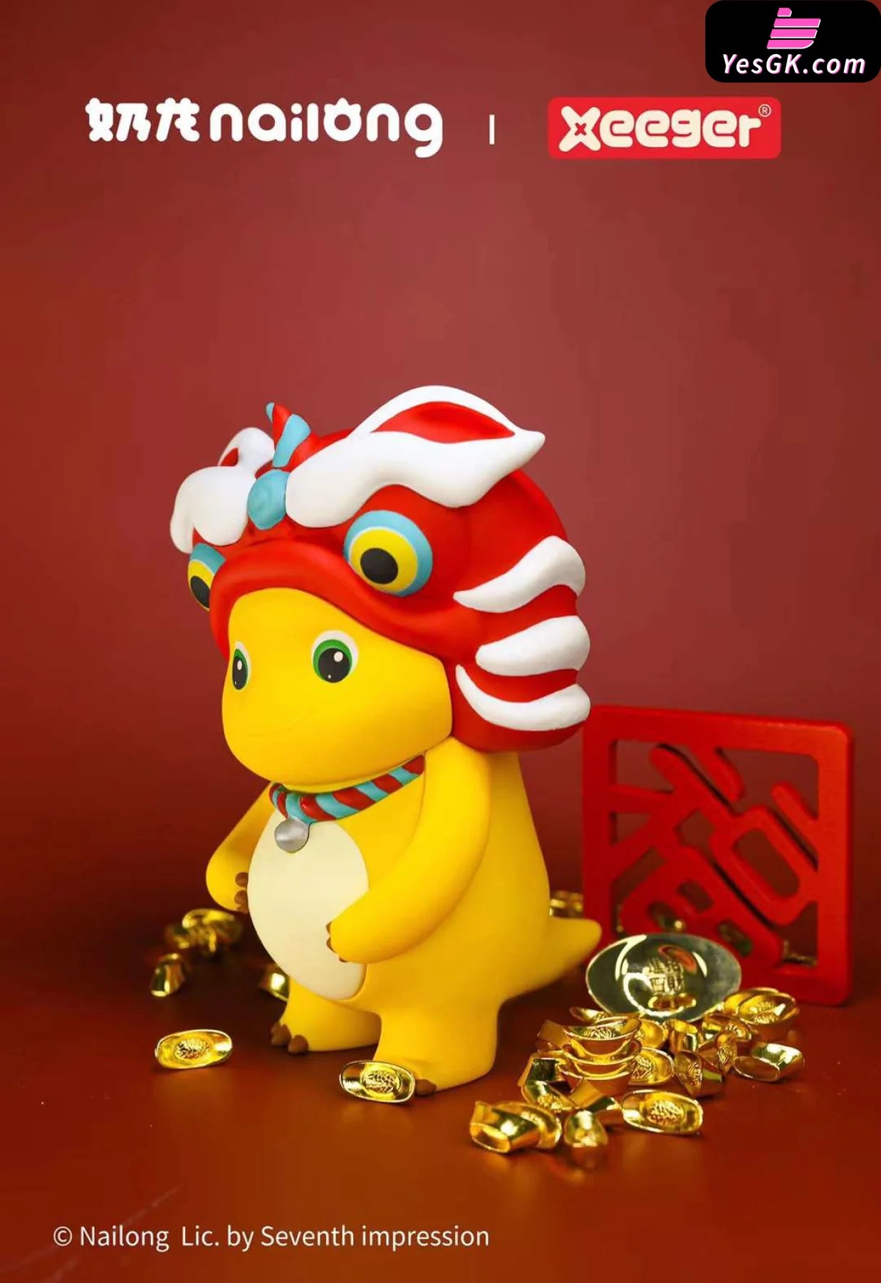 Original Chinese New Year Series - Lion Dance Statue Xeeger Studio & Nailong [Pre-Order]