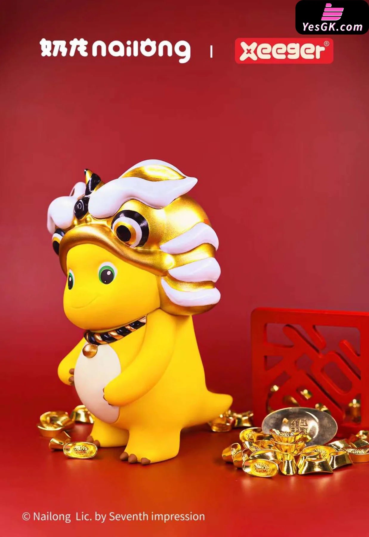 Original Chinese New Year Series - Lion Dance Statue Xeeger Studio & Nailong [Pre-Order]