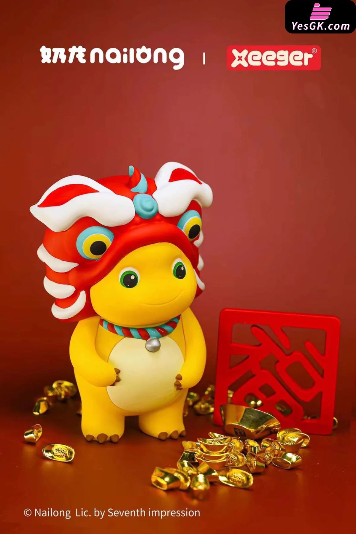 Original Chinese New Year Series - Lion Dance Statue Xeeger Studio & Nailong [Pre-Order]