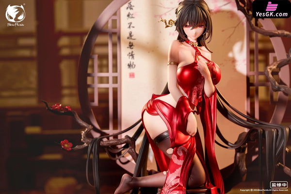 Original Chinese Style Series #2 Anniversary Edition Fallen Red (Licensed) Statue - Bearpanda