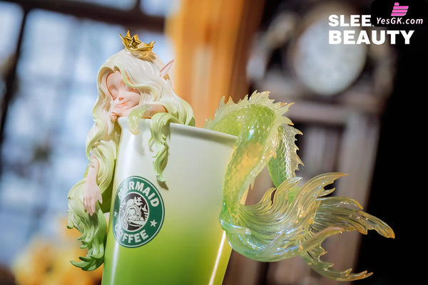 Original Coffee Girl - Colorful Mocha Matcha Latte Cold Brew Concentrate Resin Statue Weartdoing