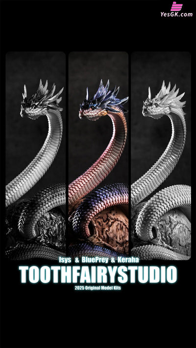 Original Creature Statue Feathered Viper King Isys & Keraha & Prey (Licensed) - Tooth Fairy Studio [Pre-Order] Deposit