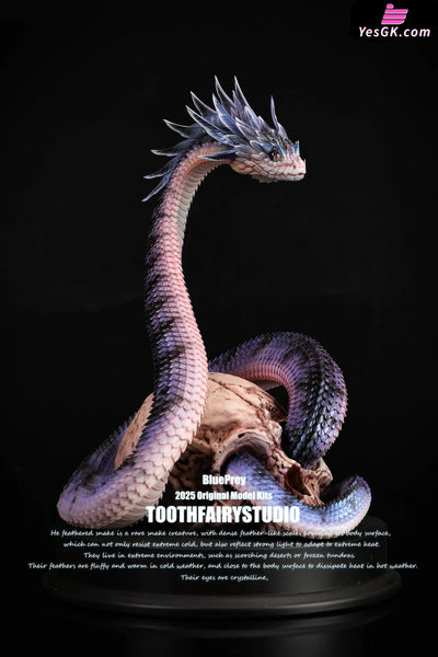 Original Creature Statue Feathered Viper King Isys & Keraha & Prey (Licensed) - Tooth Fairy Studio [Pre-Order] Original