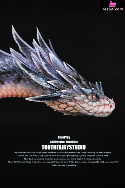 Original Creature Statue Feathered Viper King Isys & Keraha & Prey (Licensed) - Tooth Fairy Studio [Pre-Order] Original