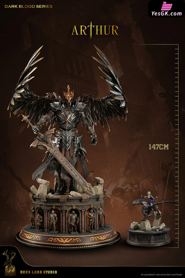 Original Dark Blood King Arthur Statue - Deer Lord Studio [In-Stock] - Original Design