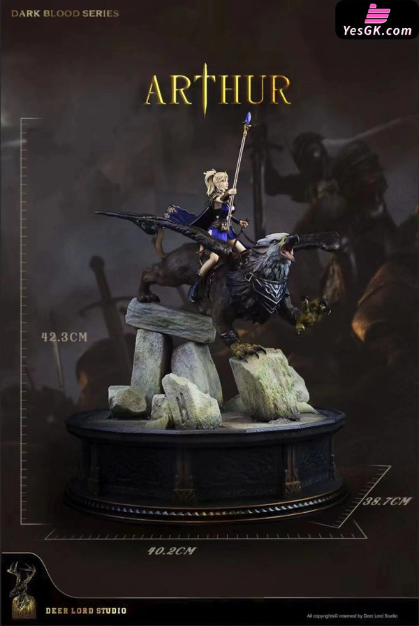 Original Dark Blood King Arthur Statue - Deer Lord Studio [In-Stock] - Original Design