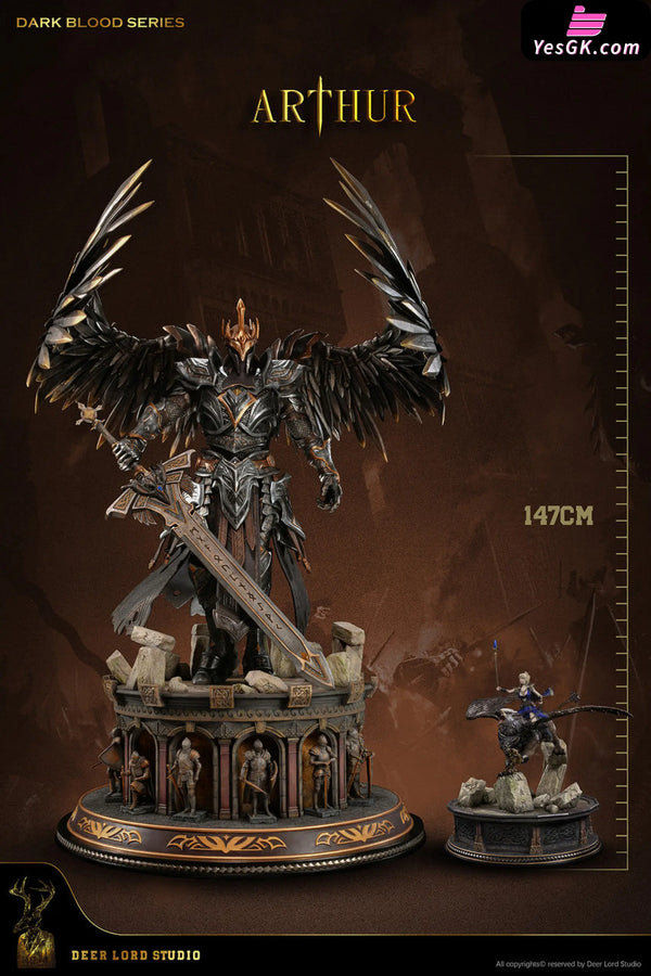 Original Dark Blood King Arthur Statue - Deer Lord Studio [In-Stock] - Original Design