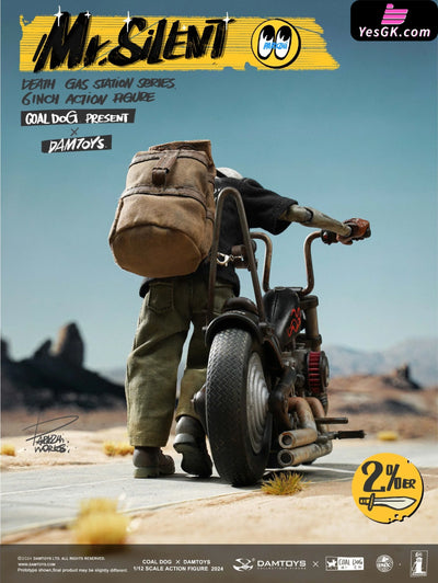Original Death Gas Station Series Mr.silent PES038 PES040 (Licensed) Action Figure - DAMTOYS & Coal Dog Studio