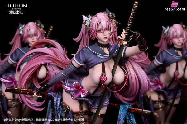 Original Demon Slaying Girl Aya Statue - JuHun Create Studio [In-Stock] - Full Payment - Original Design