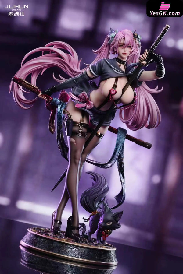 Original Demon Slaying Girl Aya Statue - JuHun Create Studio [In-Stock] - Full Payment - Original Design