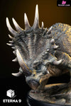 Original Dinosaur Series Triceratops Scene Collectible Model (Licensed) Art Toys - E9 Studio [In-Stock] Original Design