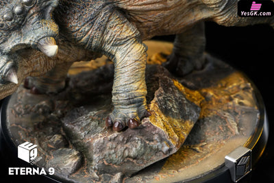Original Dinosaur Series Triceratops Scene Collectible Model (Licensed) Art Toys - E9 Studio [In-Stock] Original Design