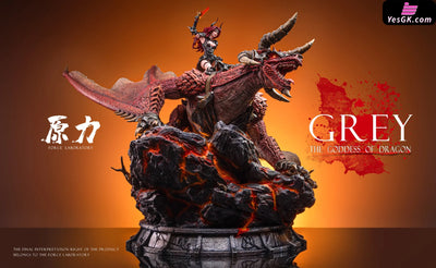 Original Dragon Daughter - Gray Resin Statue Force Studio [Pre - Order] Deposit Design