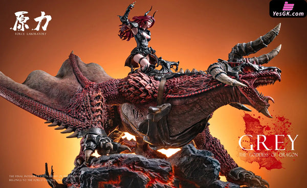 Original Dragon Daughter - Gray Resin Statue Force Studio [Pre - Order] Design