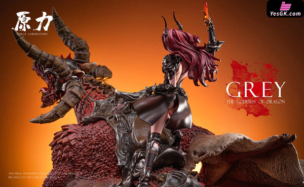 Original Dragon Daughter - Gray Resin Statue Force Studio [Pre - Order] Design