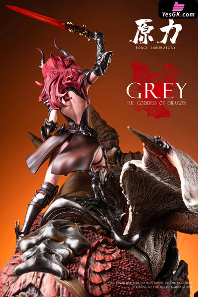 Original Dragon Daughter - Gray Resin Statue Force Studio [Pre - Order] Design