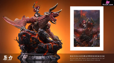 Original Dragon Daughter - Gray Resin Statue Force Studio [Pre - Order] Design