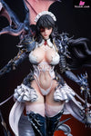Original Dragon Queen Maid Avril Statue - JuHun Create Studio [In-Stock] - Full Payment / B White Silk - Original Design